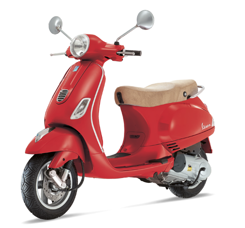 Vespa LX 125 3V rosso dragon sitbeige