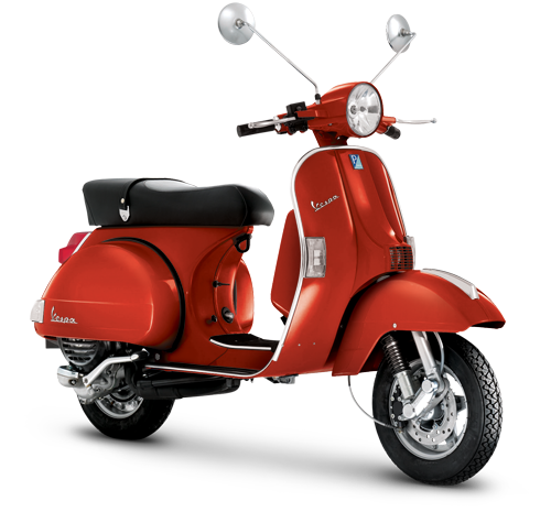 Vespa PX 125 rosso